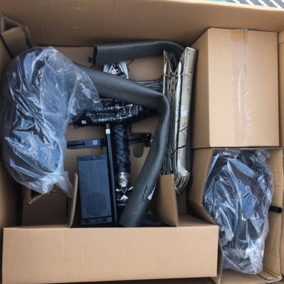 NIB Dark Angel Halloween Decoration Indoor Standing 8 ft Giant Sized Animated LE - Picture 2 of 2